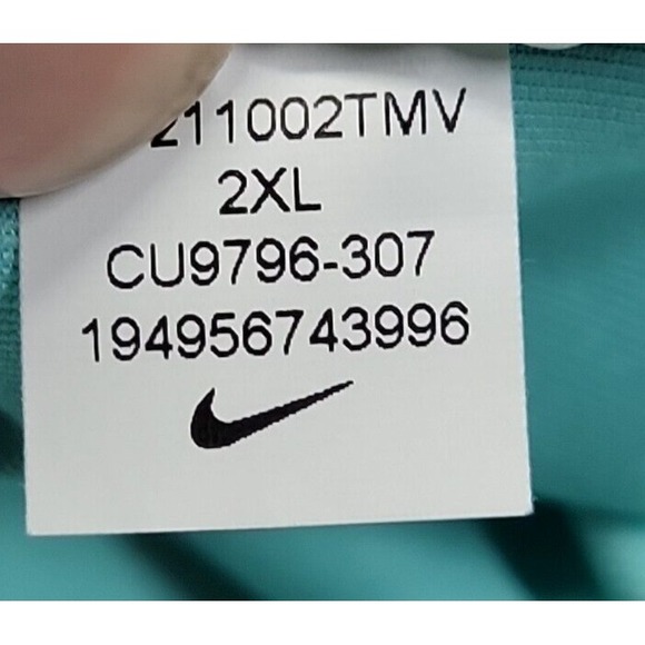 Nike Golf Dri-Fit Standard Performance Striped Golf Essential Polo Shirt Men XXL - Picture 10 of 10